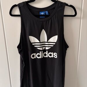 Adidas Black and White Performance Tank Top